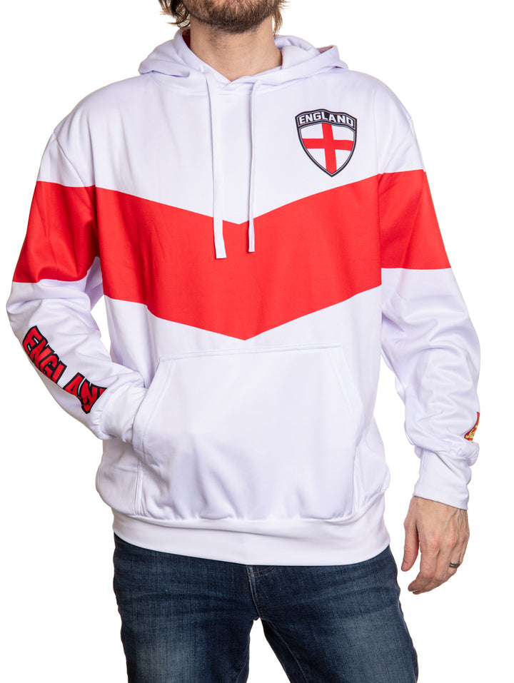 England World Soccer Sublimated Hooded Sweatshirt