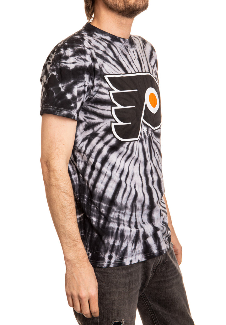 Philadelphia Flyers Spiral Tie Dye T-Shirt for Men