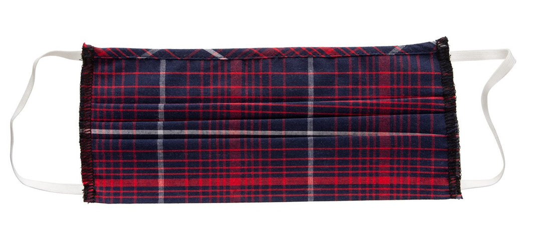 Plaid 2 Ply Import Face Mask