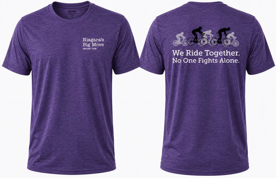Niagara's Big Move 'We Ride Together. No One Fights Alone.' Cotton T-Shirt