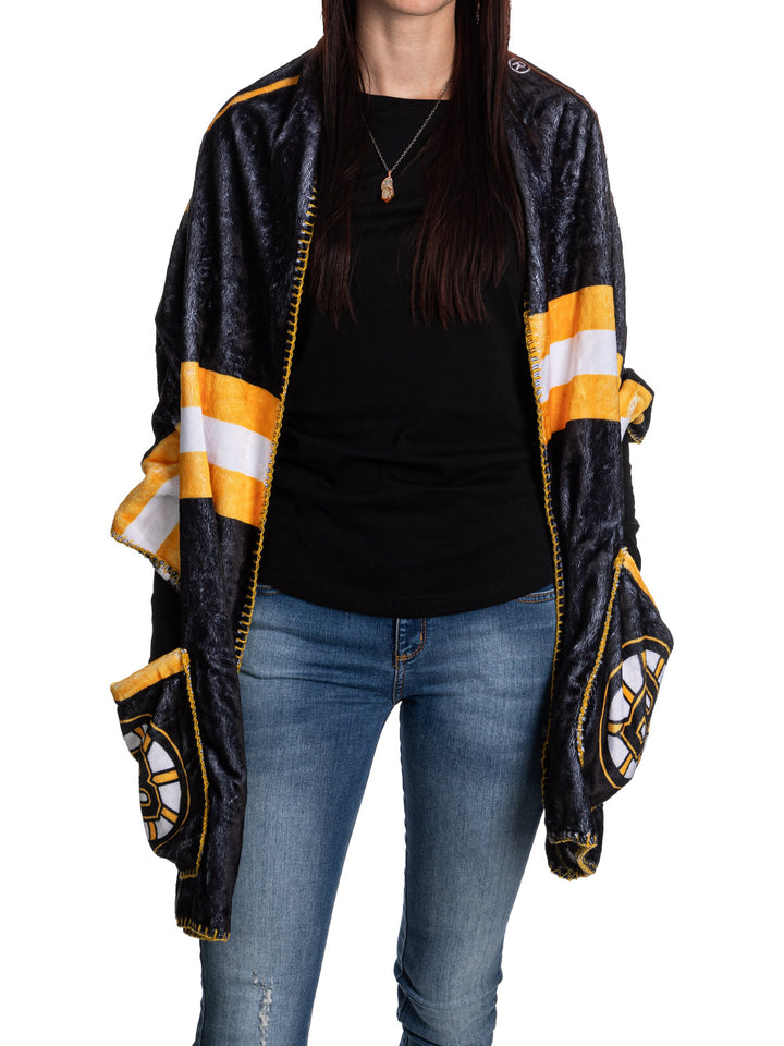 Official Licensed NHL Boston Bruins Reversible Arena Wrap