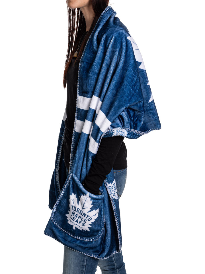 Official Licensed NHL Toronto Maple Leafs Reversible Arena Wrap