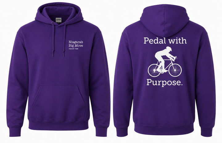 Niagara's Big Move 'Pedal With Purpose' Cotton Hoodie