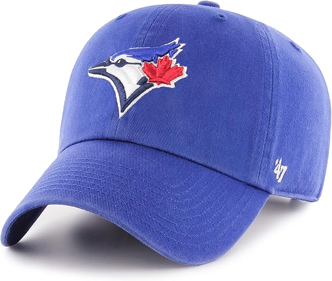 47 Mens MLB Toronto Blue Jays Birdhead 3D Embroidered Team Logo Baseball Hat