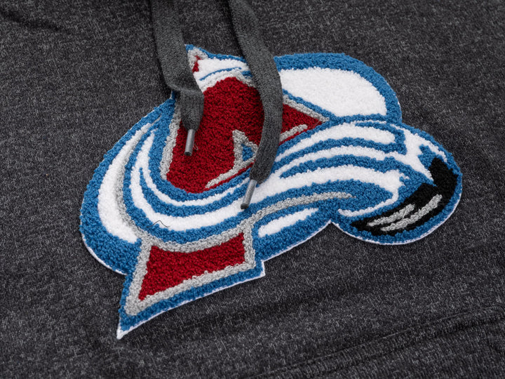 NHL Colorado Avalanche Unisex Nantucket Hoodie with Chenille Logo Crest