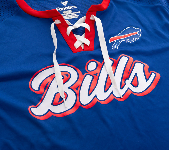 Buffalo Bills Fanatics Branded Women's Performance Notch Neck T-Shirt - Royal