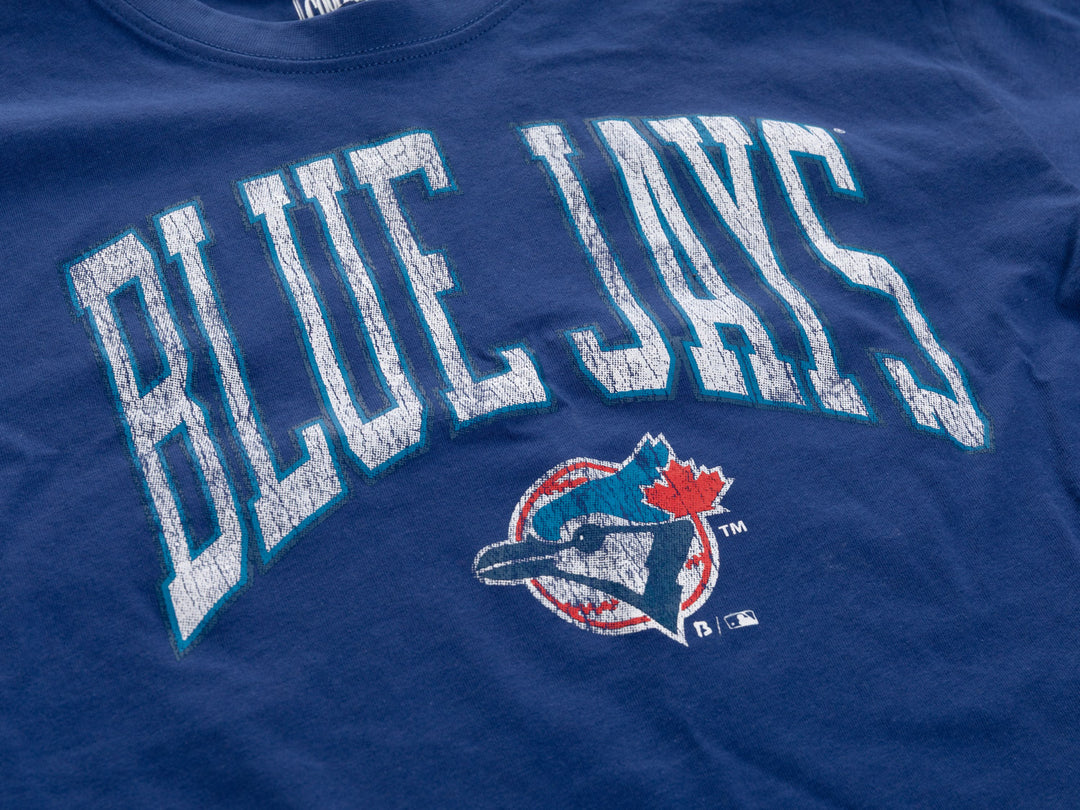 Toronto Blue Jays Throwback Arch Crop T-Shirt