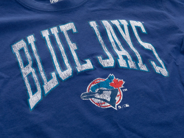 Toronto Blue Jays Throwback Arch Crop T-Shirt