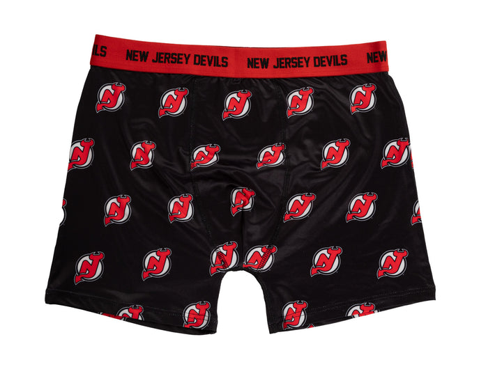 Men's New Jersey Devils All Over Boxer Briefs - 2 Pack Underwear