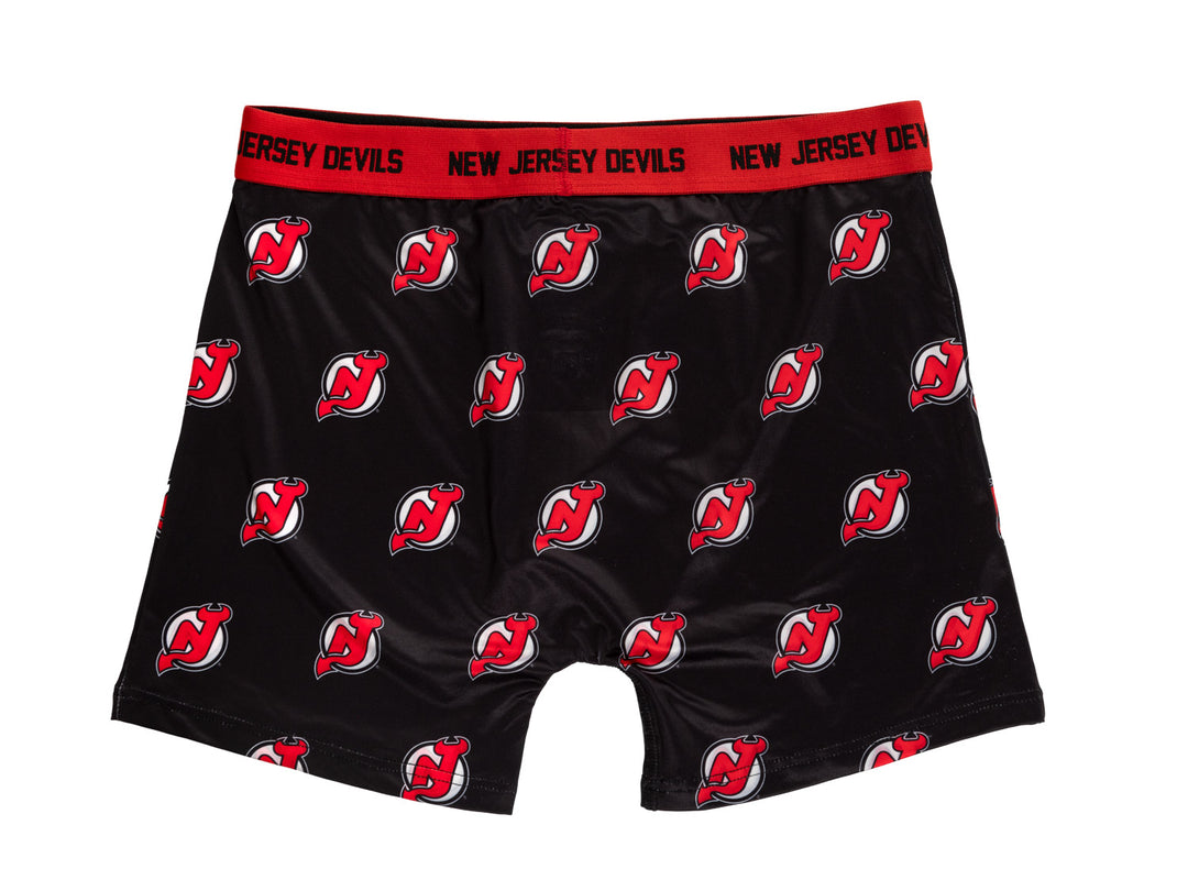 Men's New Jersey Devils All Over Boxer Briefs - 2 Pack Underwear