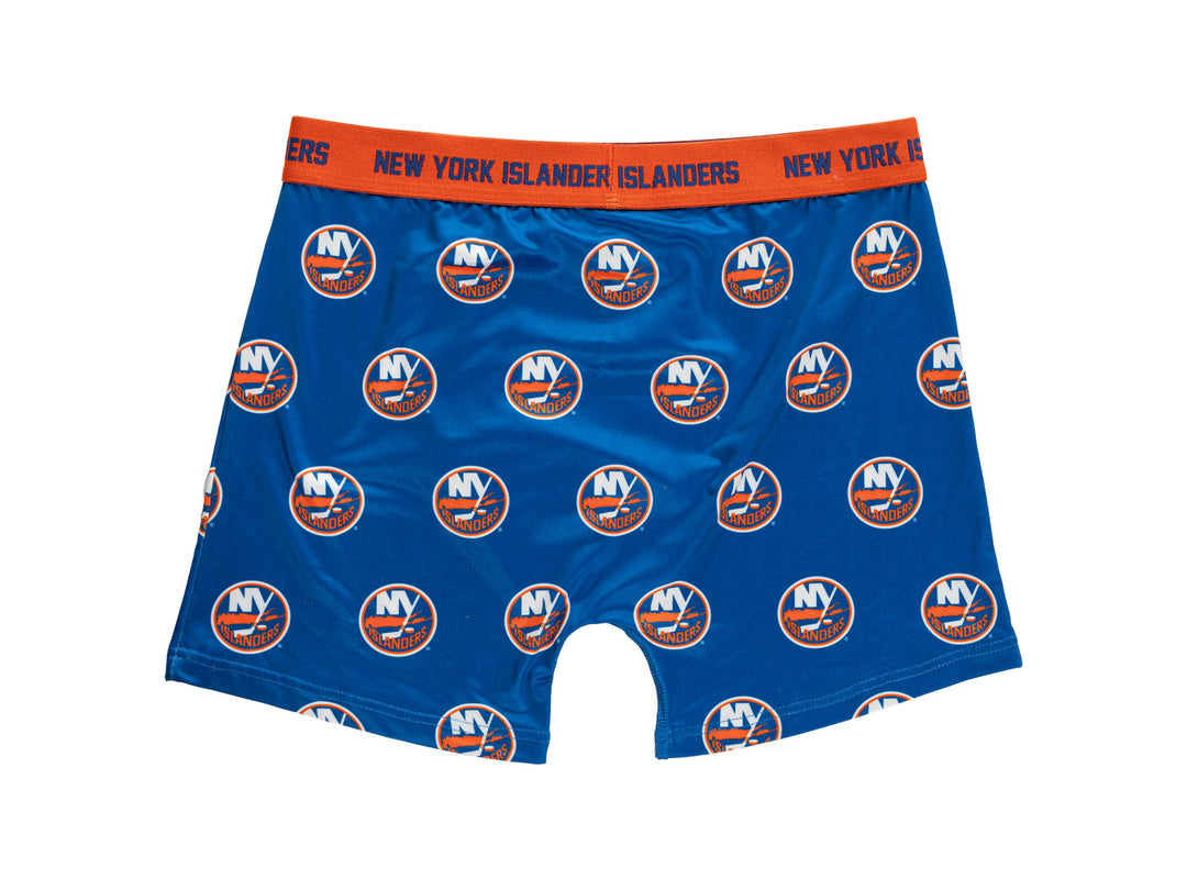 Men's New York Islanders All Over Boxer Briefs - 2 Pack Underwear