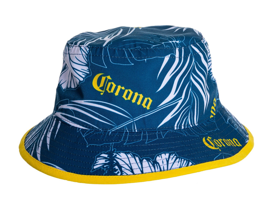Corona Palm Print Bucket Hat