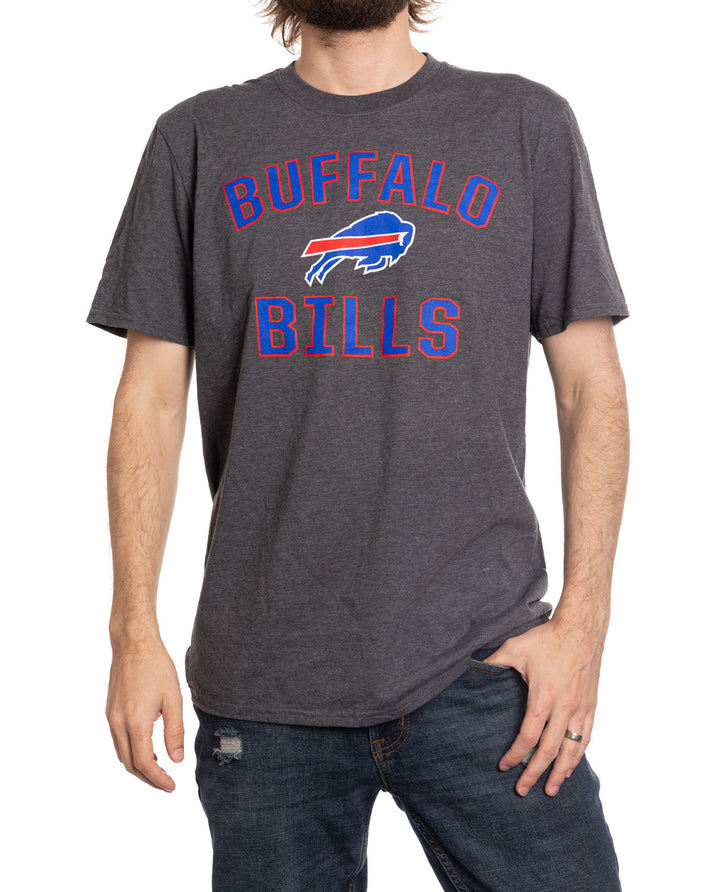 Men's Fanatics Branded Buffalo Bills Victory Arch T-Shirt - Heathered Charcoal