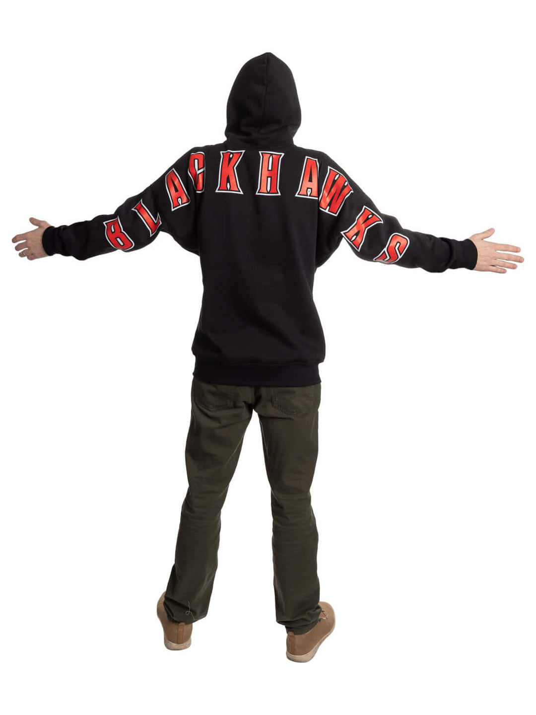 Arm to Arm Calhoun NHL Licensed Chicago Blackhawks Ultimate Fan Hoodie
