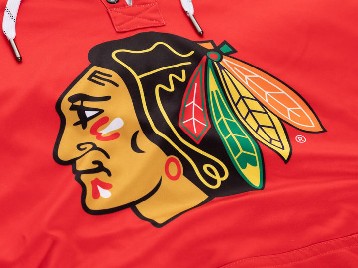 Official NHL Licensed Chicago Blackhawks Hockey Lace Hoodie