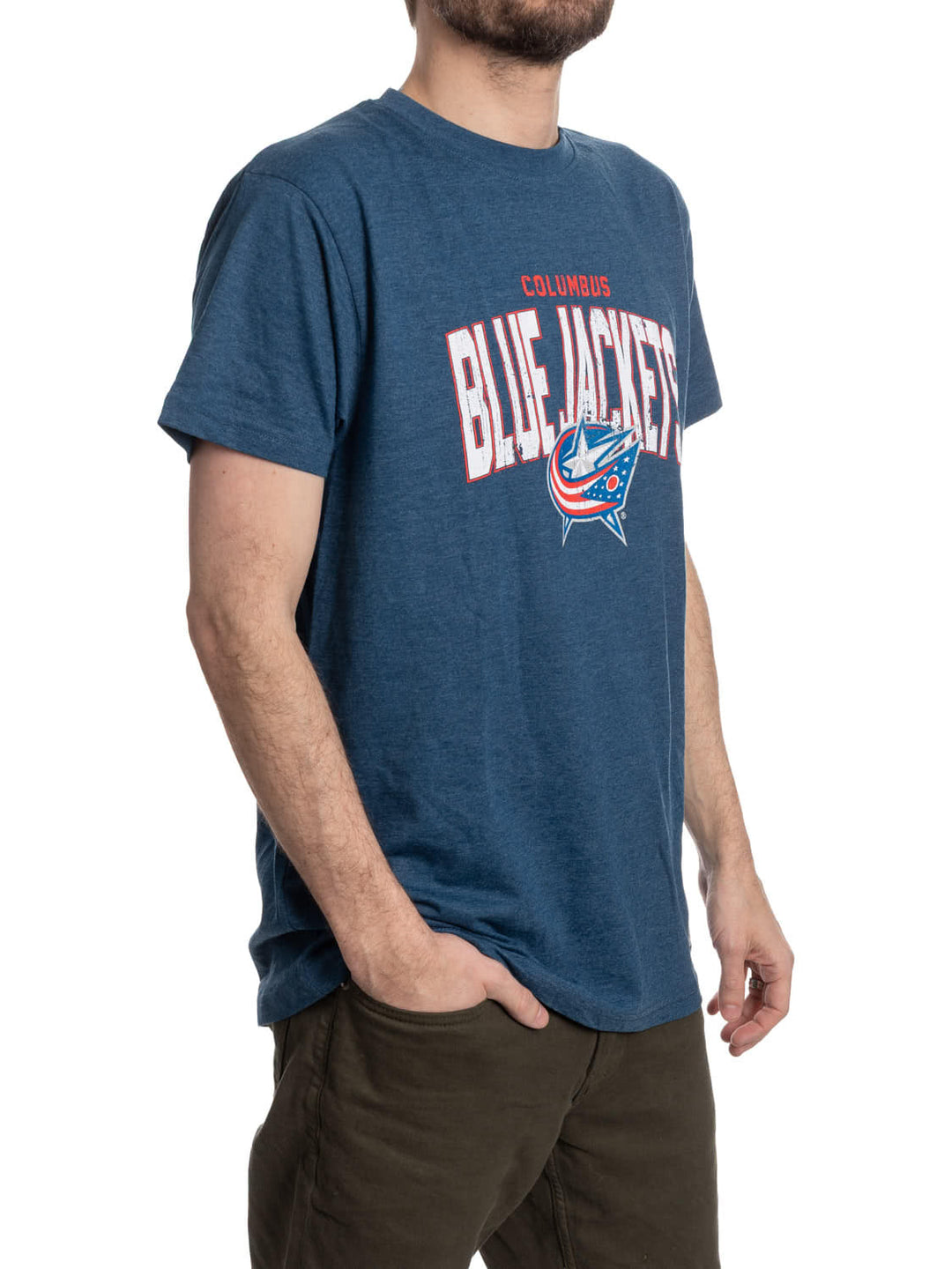 Columbus Blue Jackets NHL Licensed Vintage Classic Tee