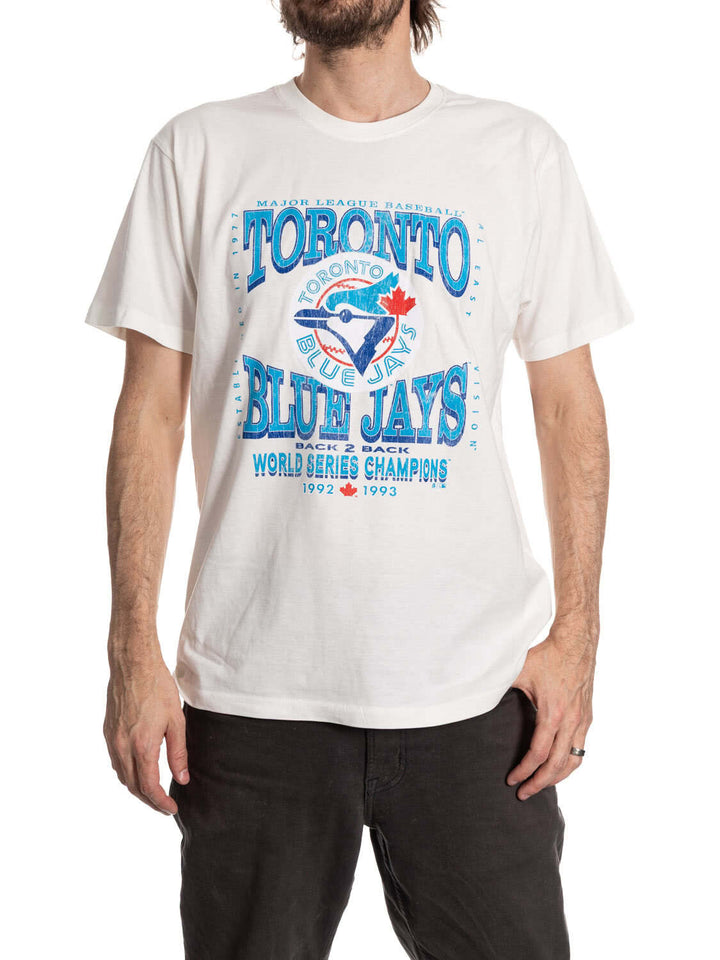 Official Licensed MLB Toronto Blue Jays Back to Back WSC T-shirt
