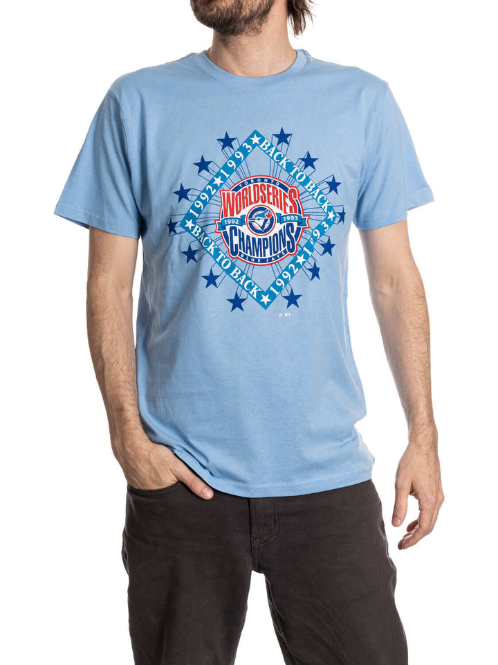 Official Licensed MLB Toronto Blue Jays Back to Back WSC Celebration T-shirt