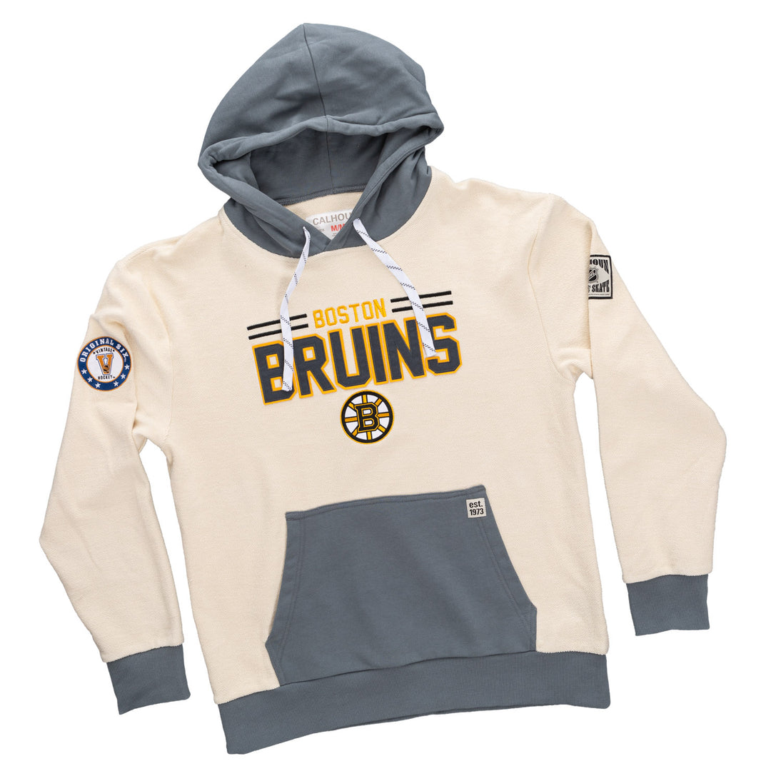 Boston Bruins NHL Unisex Reverse Terry Retro Premium Hoodie