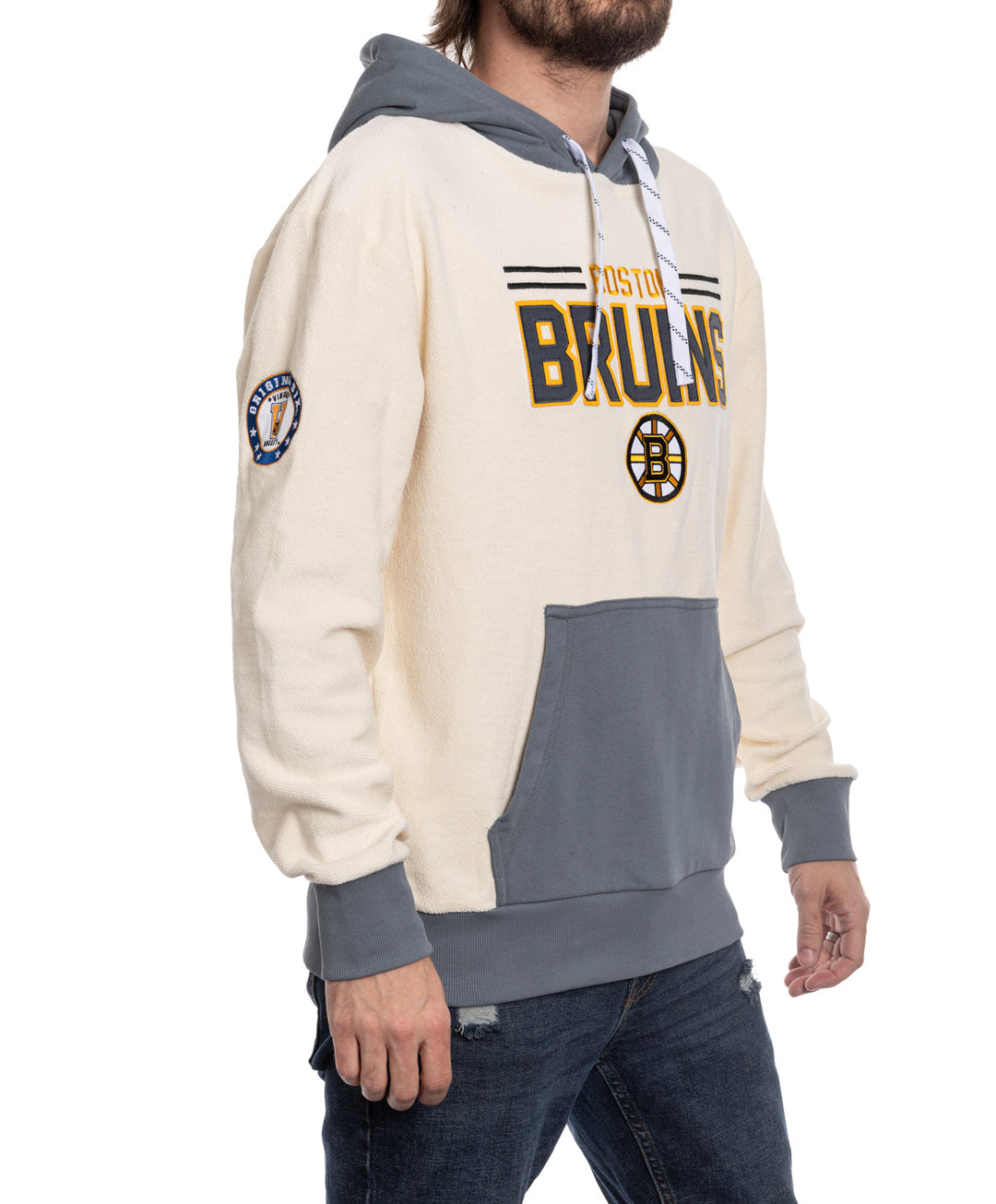 Boston Bruins NHL Unisex Reverse Terry Retro Premium Hoodie