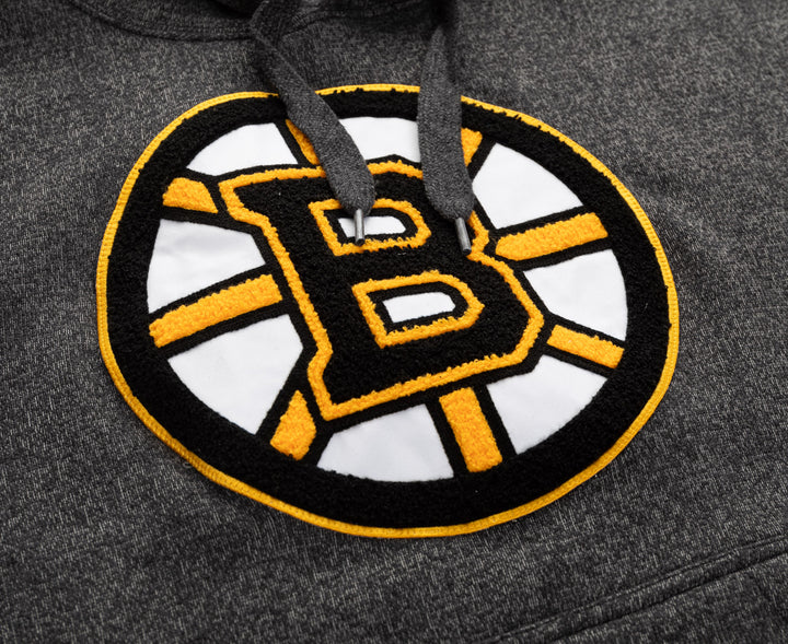 NHL Boston Bruins Unisex Nantucket Hoodie with Chenille Logo Crest