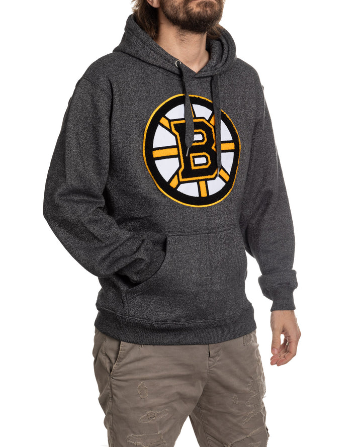 NHL Boston Bruins Unisex Nantucket Hoodie with Chenille Logo Crest