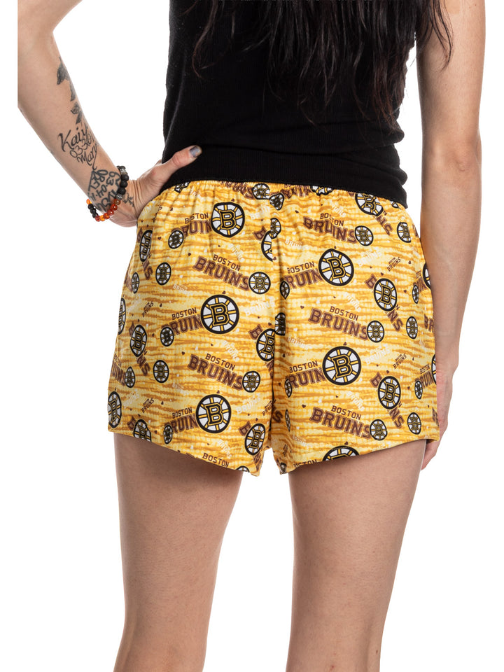 Official NHL Ladies Boston Bruins Lounge Shorts