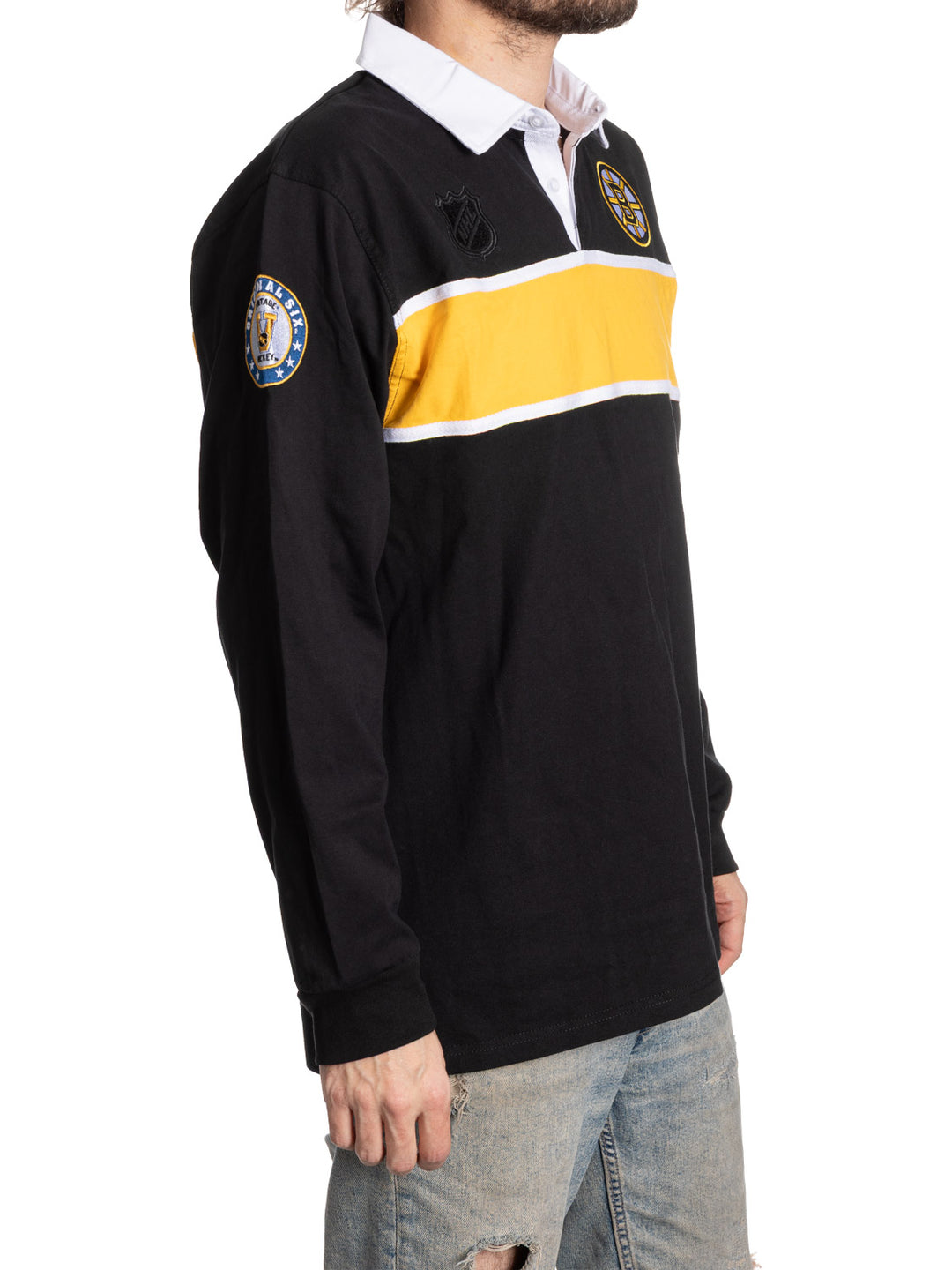 Official Licensed NHL Boston Bruins Rugby Shirt--Presale