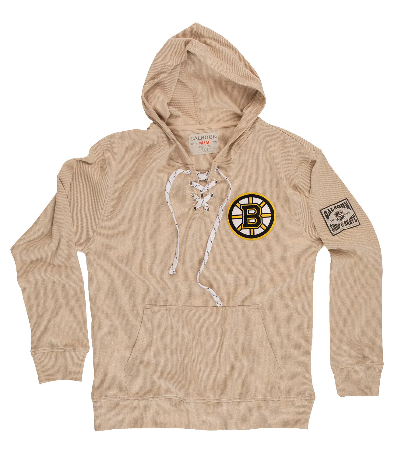 Boston bruins 2024 lace up hoodie