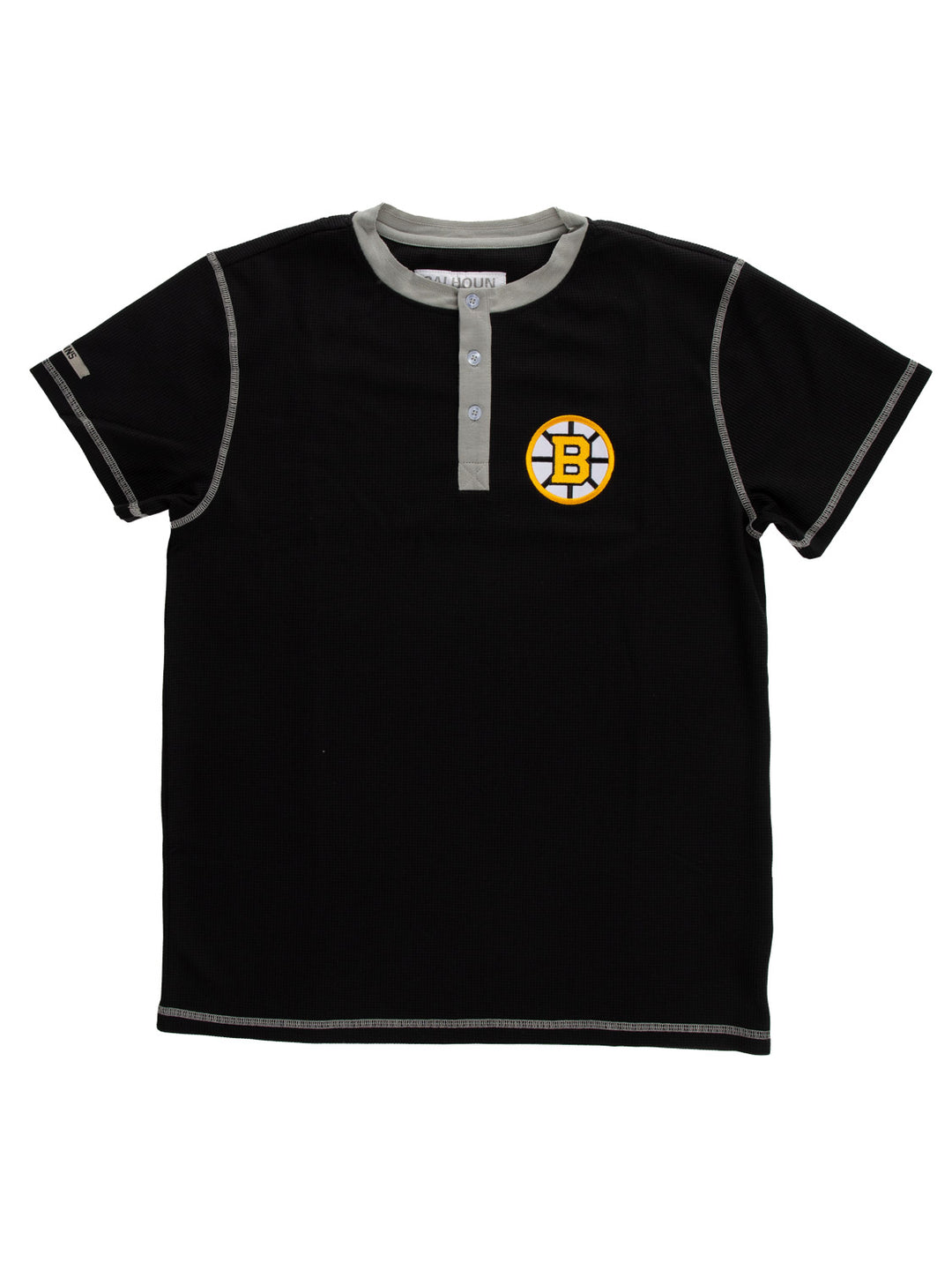 Boston Bruins Waffle Henley Shirt