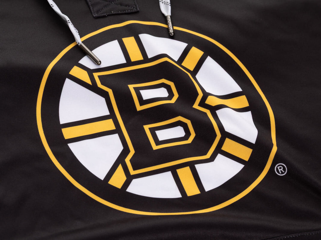 Official NHL Licensed Boston Bruins Hockey Lace Hoodie