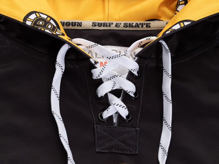 Official NHL Licensed Boston Bruins Hockey Lace Hoodie