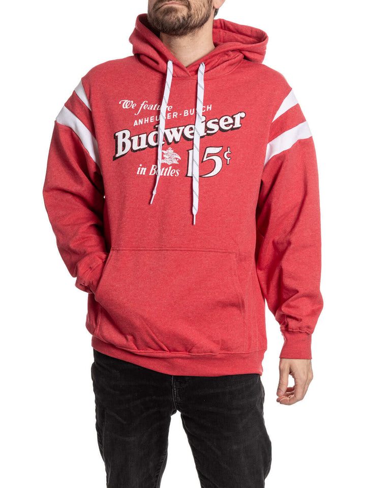 Budweiser Retro Beer in Bottles Varsity Hoodie