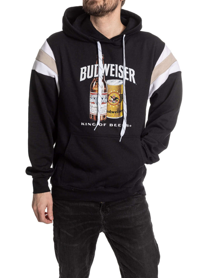 Budweiser Retro King of Beers Varsity Style Hoodie