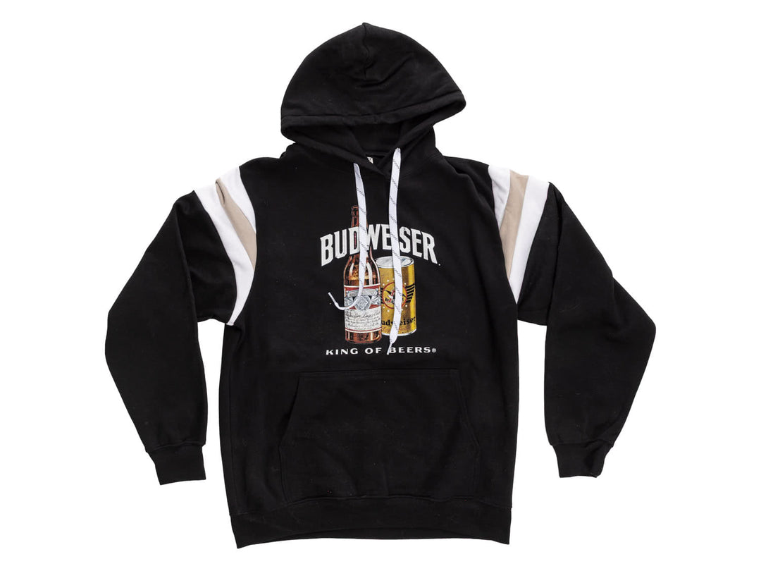 Budweiser Retro King of Beers Varsity Style Hoodie