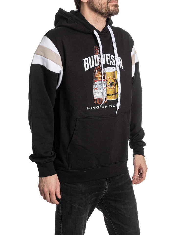 Budweiser Retro King of Beers Varsity Style Hoodie