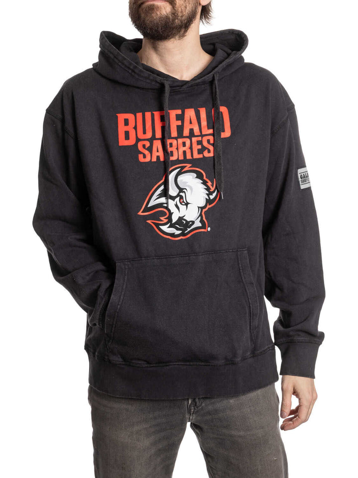Buffalo Sabres Goathead Pullover Hoodie – Black NHL Sweatshirt