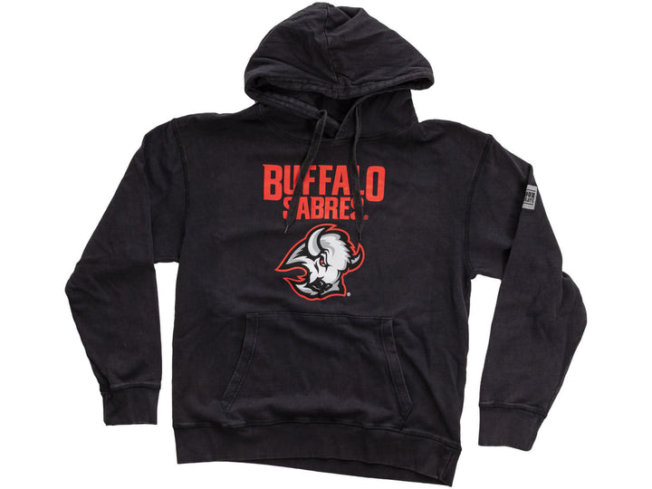 Buffalo Sabres Goathead Pullover Hoodie – Black NHL Sweatshirt
