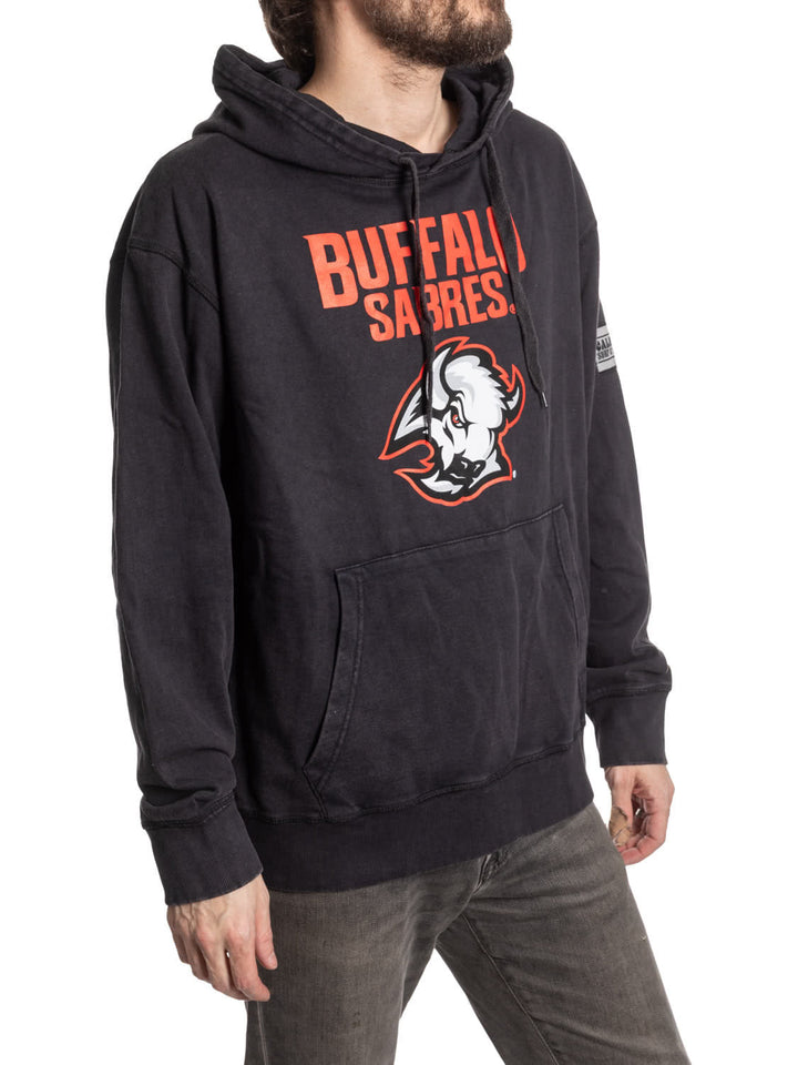 Buffalo Sabres Goathead Pullover Hoodie – Black NHL Sweatshirt