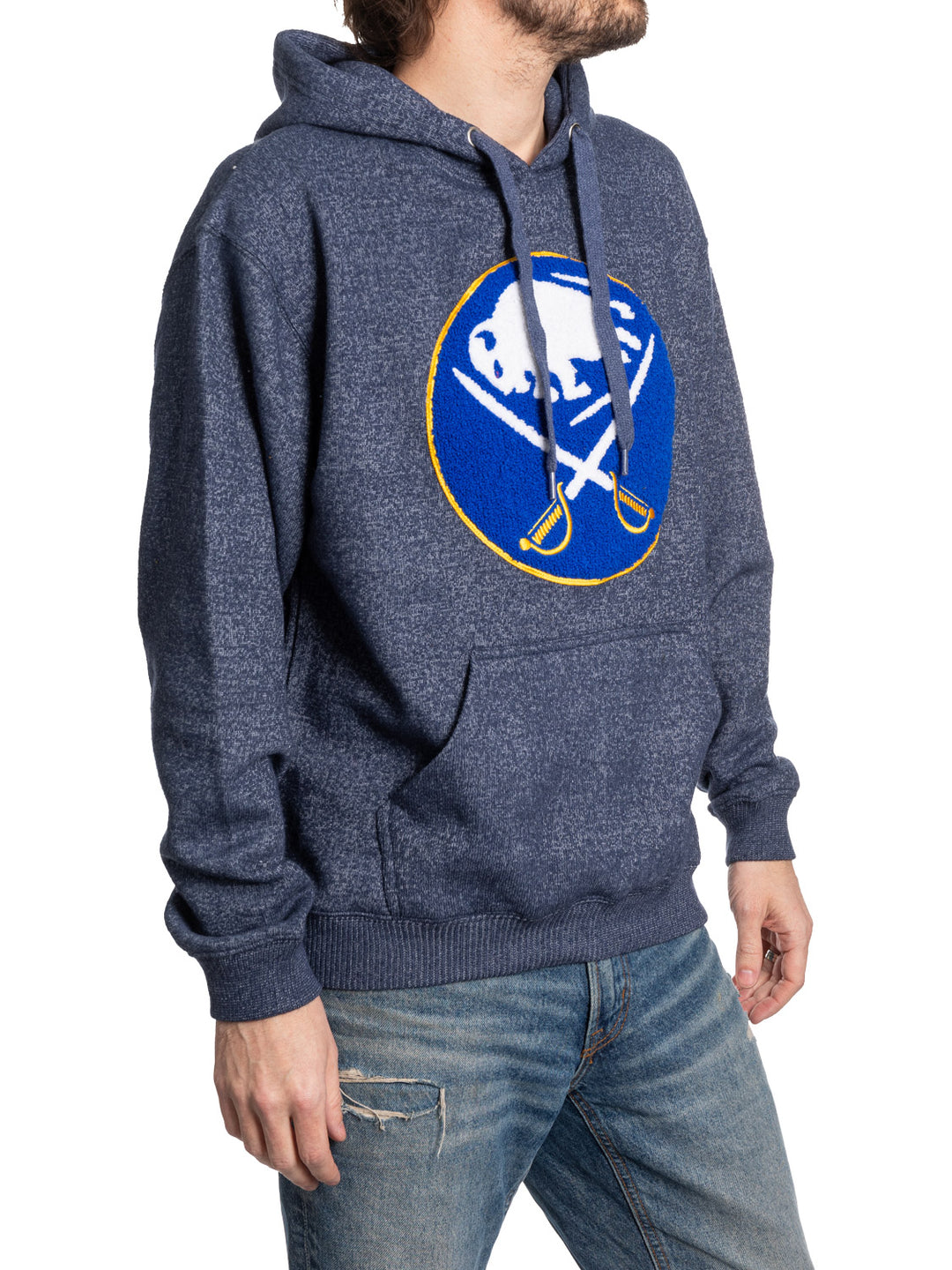 NHL Buffalo Sabres Unisex Nantucket Hoodie with Chenille Logo Crest
