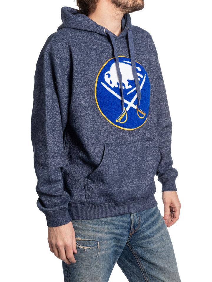 NHL Buffalo Sabres Unisex Nantucket Hoodie with Chenille Logo Crest