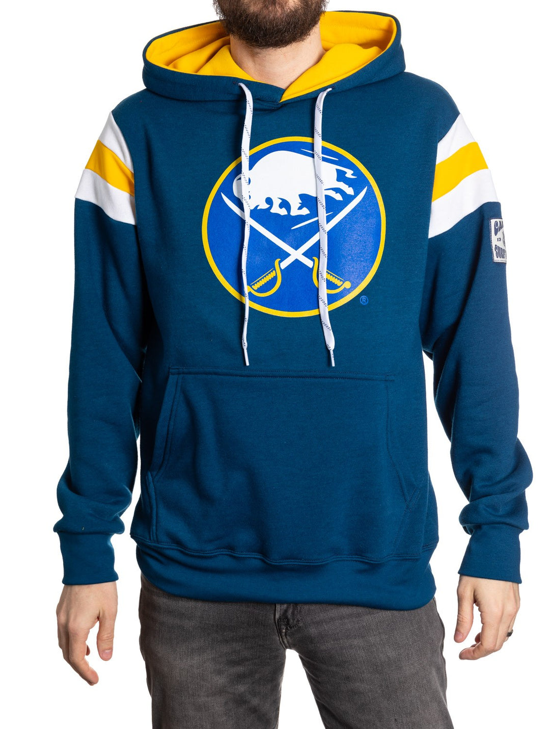 Buffalo Sabres Branded Iconic Primary Color Logo Graphic Sweat %c3%a0 Capuche Bleu Marine Homme Buffalo Sabres Branded Iconic Primary Color Logo Graphic Sweat %c3%a0 Capuche Bleu Marine Homme