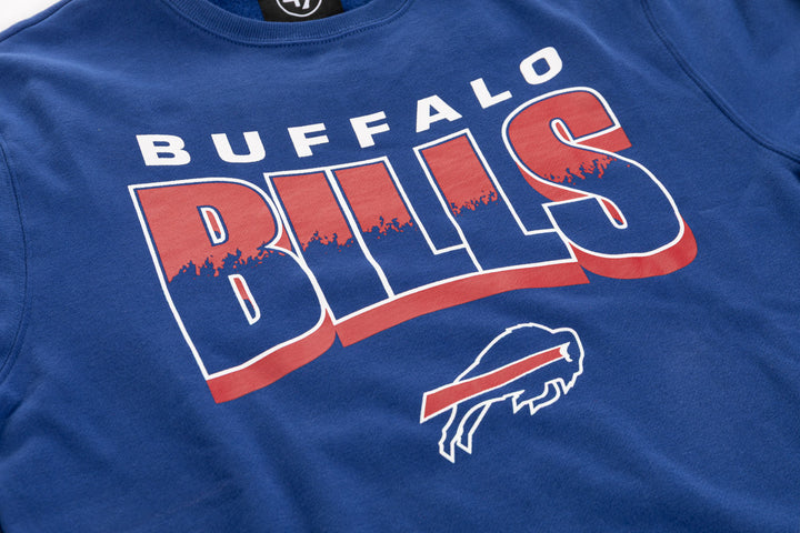 Official Licensed NFL Buffalo Bills Brush by '47 Headline Crewneck fleece