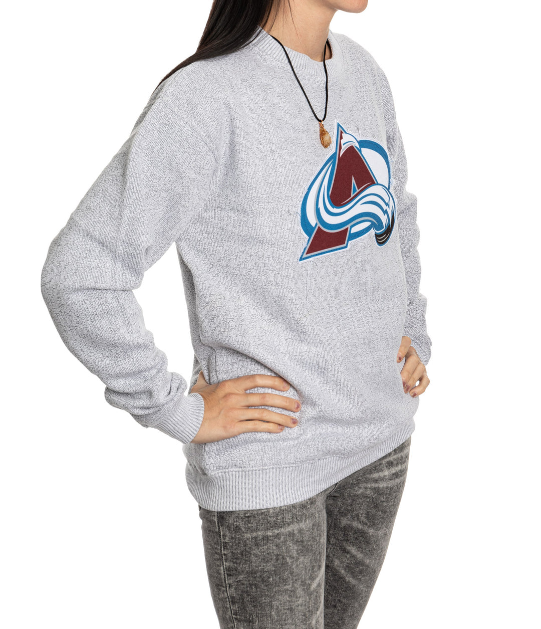 Colorado Avalanche NHL Unisex Cabin Crew Neck Sweater