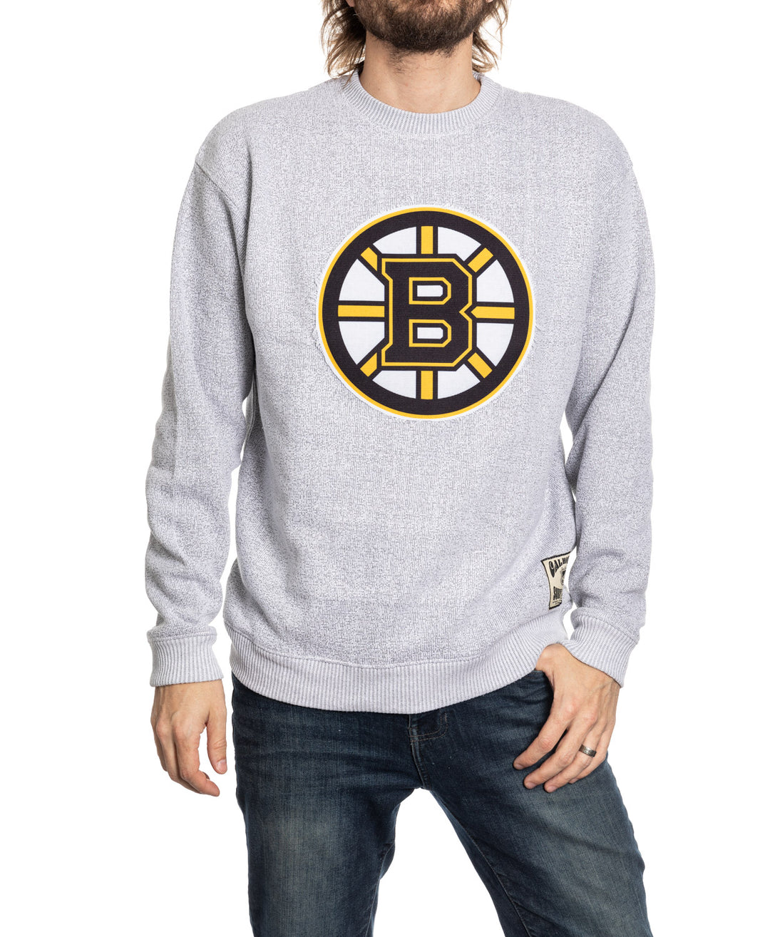 Boston Bruins NHL Unisex Cabin Crew Neck Sweater