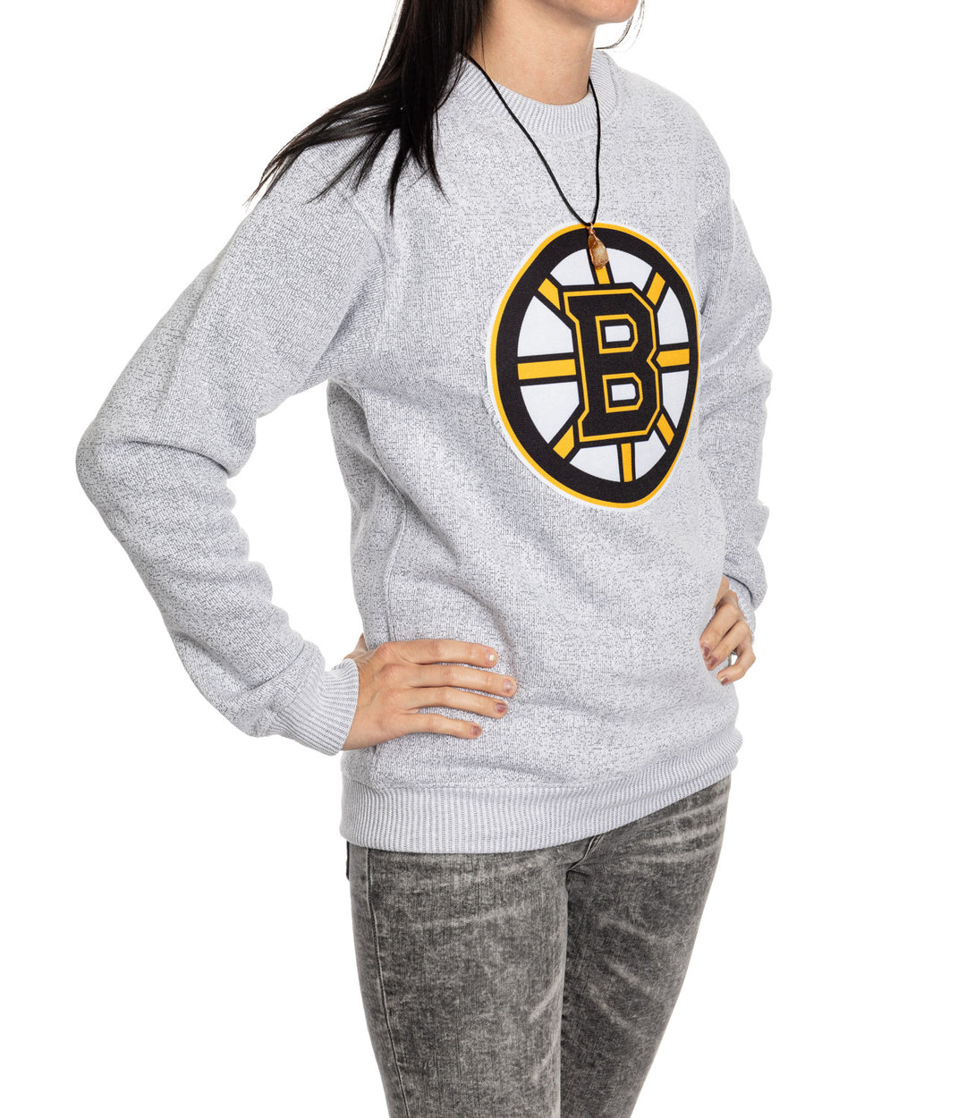 Boston Bruins NHL Unisex Cabin Crew Neck Sweater
