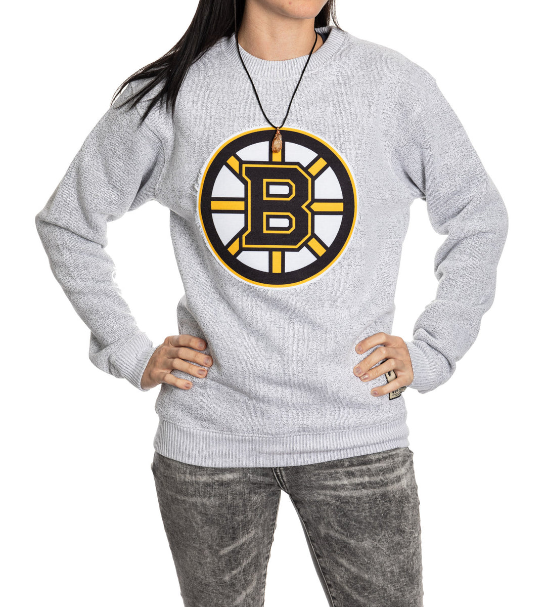 Boston Bruins NHL Unisex Cabin Crew Neck Sweater