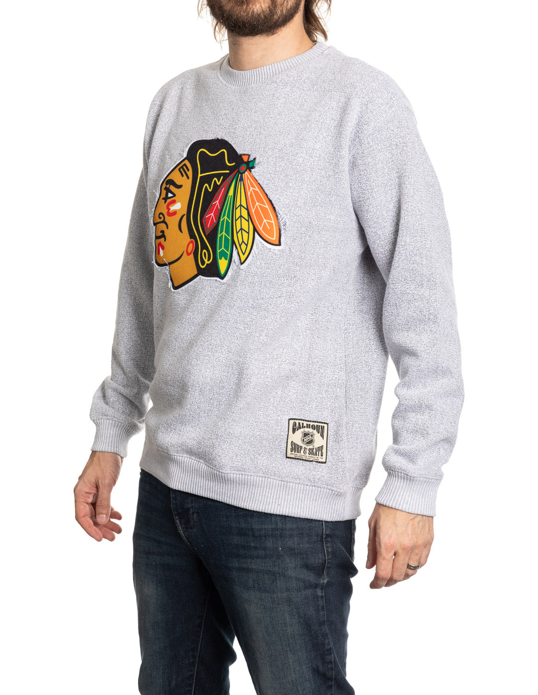 Chicago Blackhawks NHL Unisex Cabin Crew Neck Sweater
