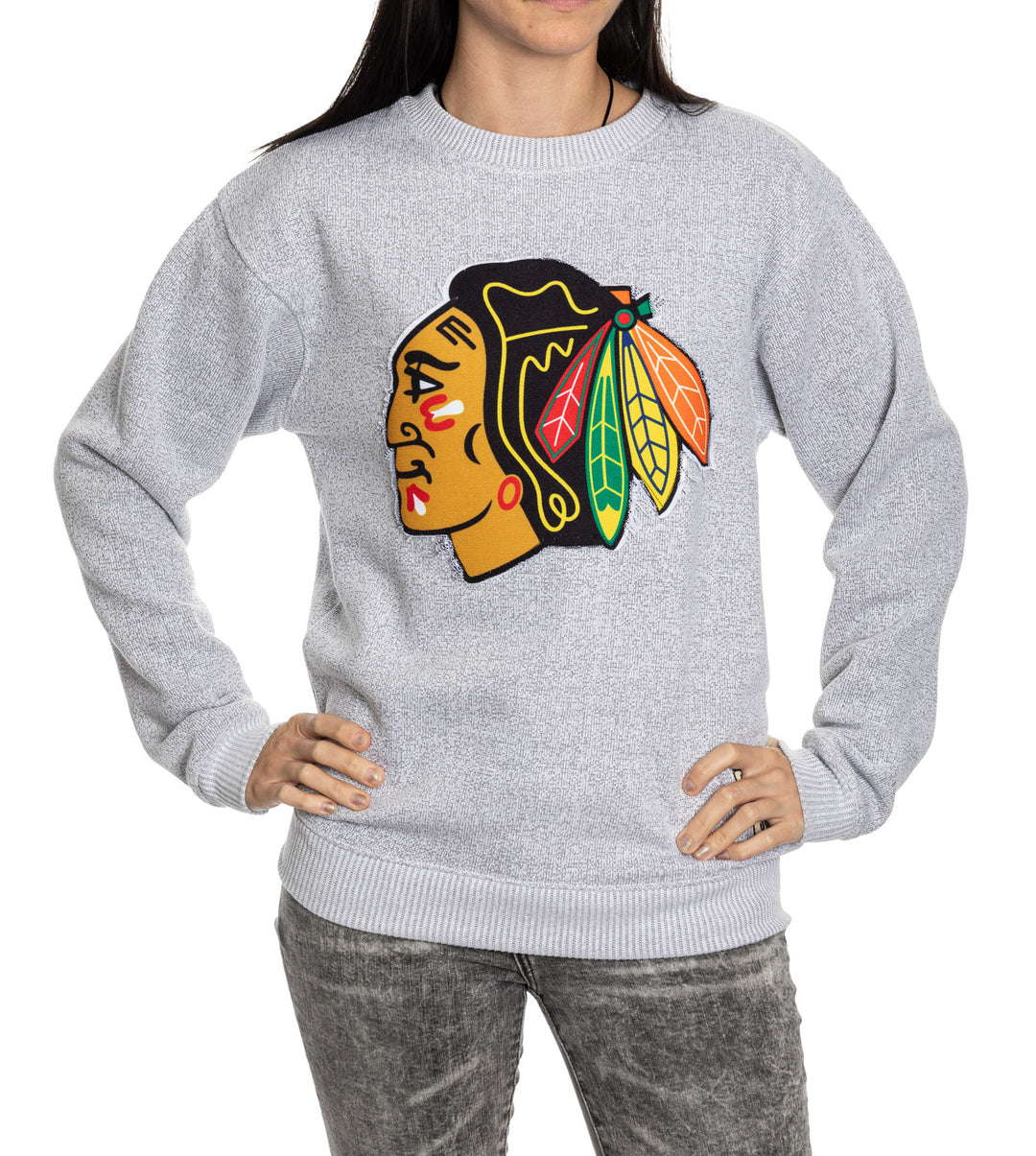 Chicago Blackhawks NHL Unisex Cabin Crew Neck Sweater