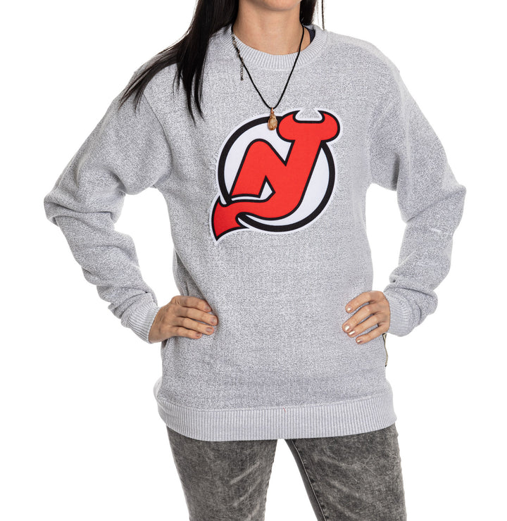 New Jersey Devils NHL Unisex Cabin Crew Neck Sweater